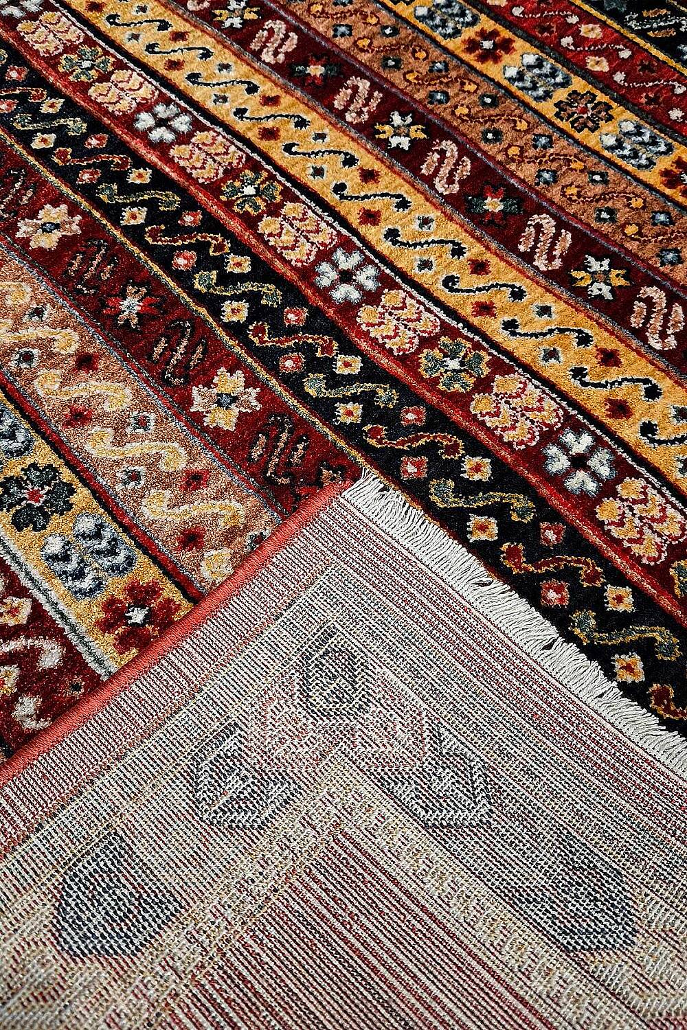 Afghan Antik Desenli Otantik Görünümlü Esoteric Vintage Kırmızı Halı Af02 - 4