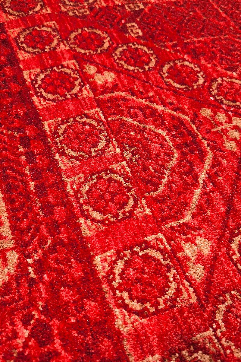 Afghan Antik Desenli Otantik Görünümlü Esoteric Vintage Kırmızı Halı Af03 - 3