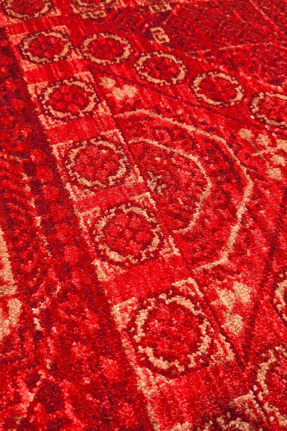 Afghan Antik Desenli Otantik Görünümlü Esoteric Vintage Kırmızı Halı Af03 - 3
