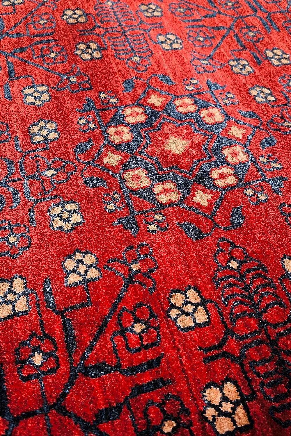 Afghan Antik Desenli Otantik Görünümlü Esoteric Vintage Kırmızı Halı Af04 - 3