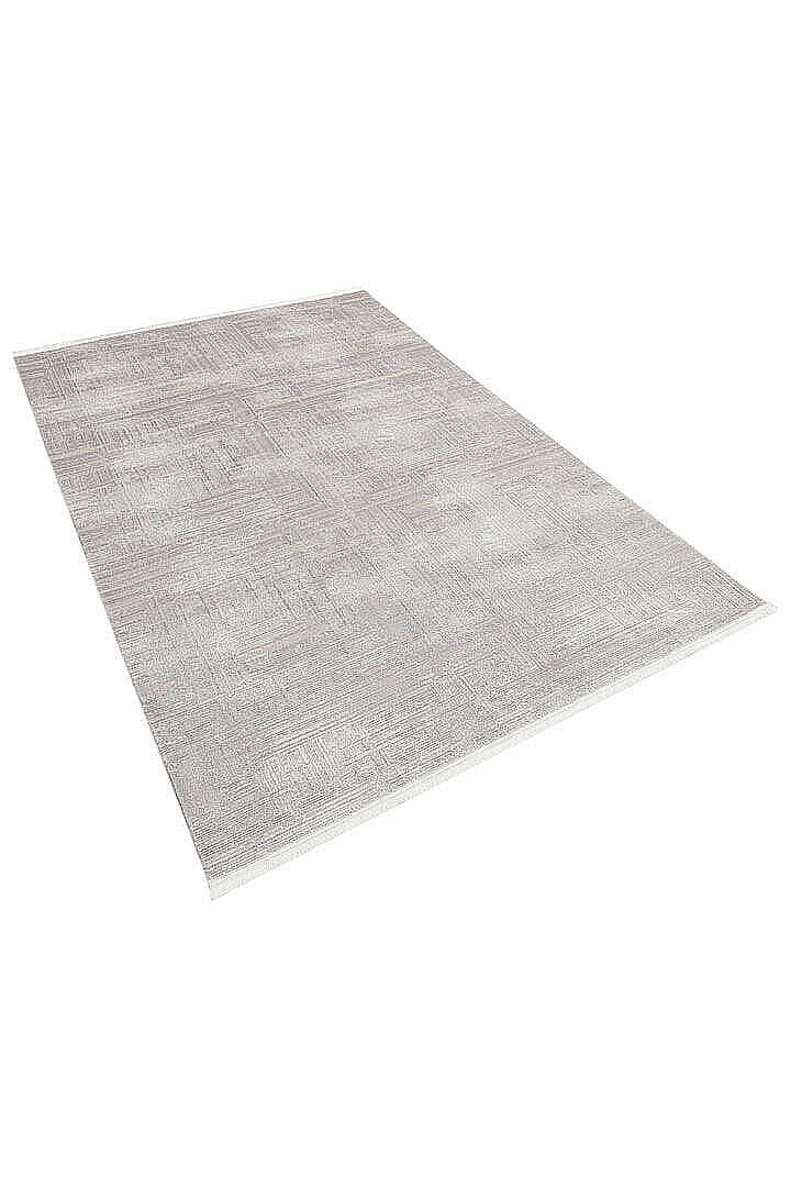 Alya Modern İtalyan Tasarım Makine Halısı Al01 Gri - 3