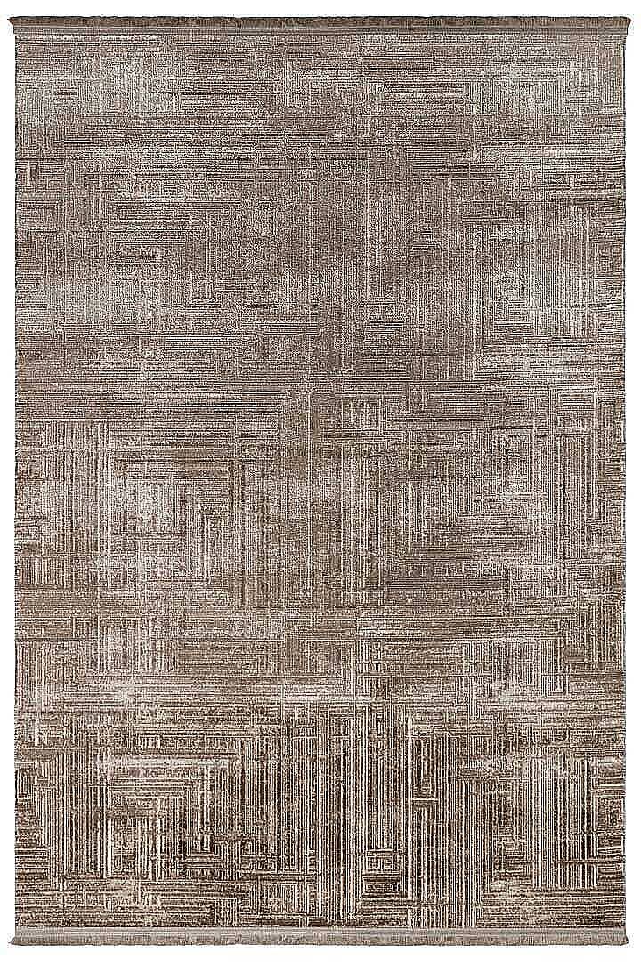 Alya Modern İtalyan Tasarım Makine Halısı Al01 Kahve - 2