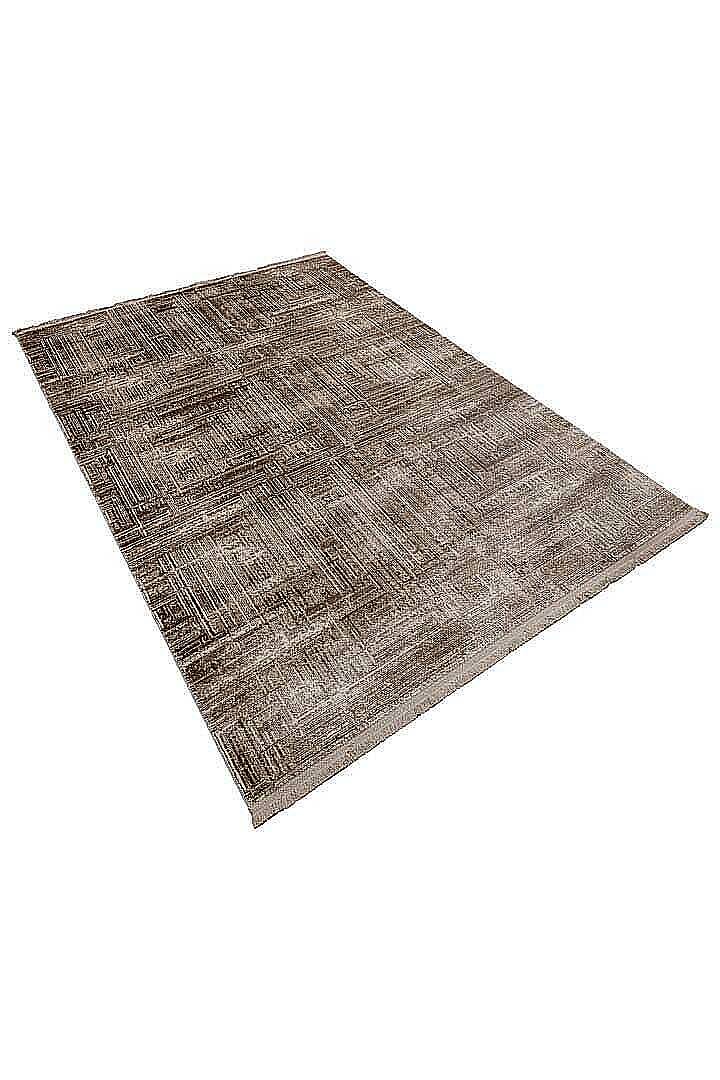 Alya Modern İtalyan Tasarım Makine Yolluk Kesme Halı Al01 Kahve - 3