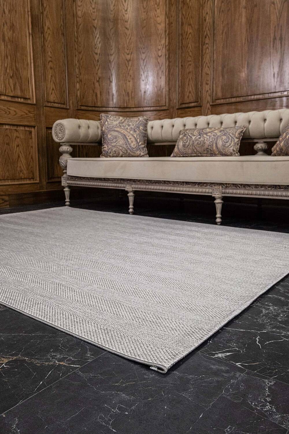 Aura Balıksırtı Sisal Dokuma Kolay Temizlenebilir Halı Au06 - 1