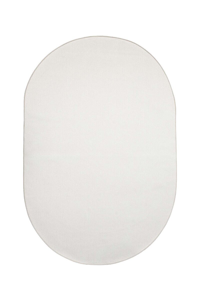 Aura Balıksırtı Sisal Dokuma Kolay Temizlenebilir Oval Halı Au04 - 2