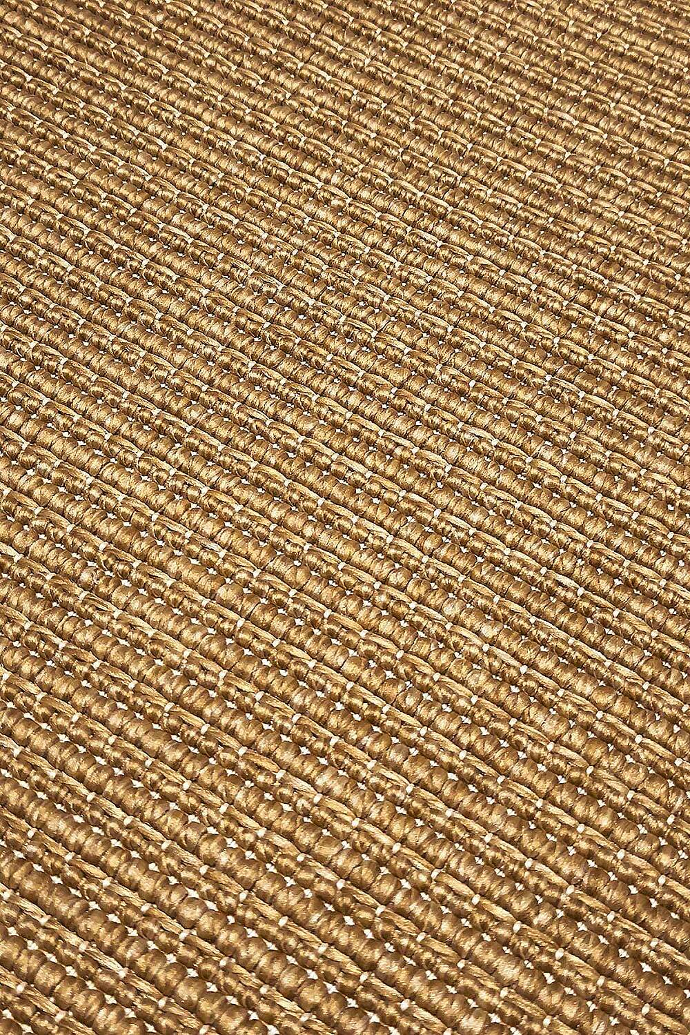 Doğal Hasır Dokulu Veranda Jüt Görünüm Sisal İç ve Dış Mekan Oval Natural Halı Vn20 - 6