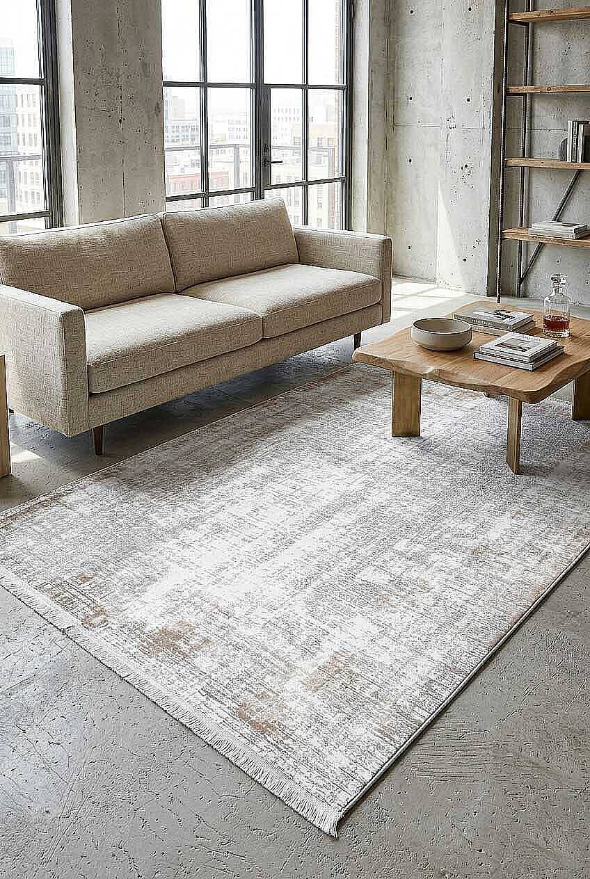 Etnik Craft Madre Modern Desenli Halı Md02 Bej - 1