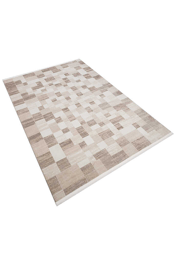 Etnik Craft Madre Modern Desenli Halı Md05 Bej - 3