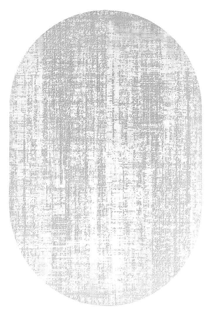 Etnik Craft Madre Modern Desenli Oval Halı Md01 Gri - 2