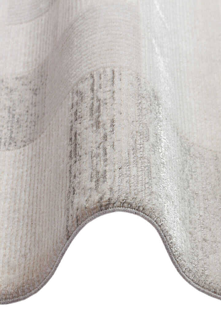 Etnik Craft Madre Modern Desenli Oval Halı Md06 Gri - 3