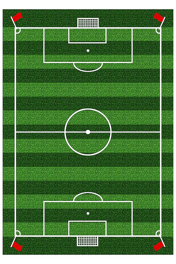 Futbol Sahası Temalı Eğitici Anaokulu Kreş Çocuk Oyun ve Spor Halısı - Frenda (1)