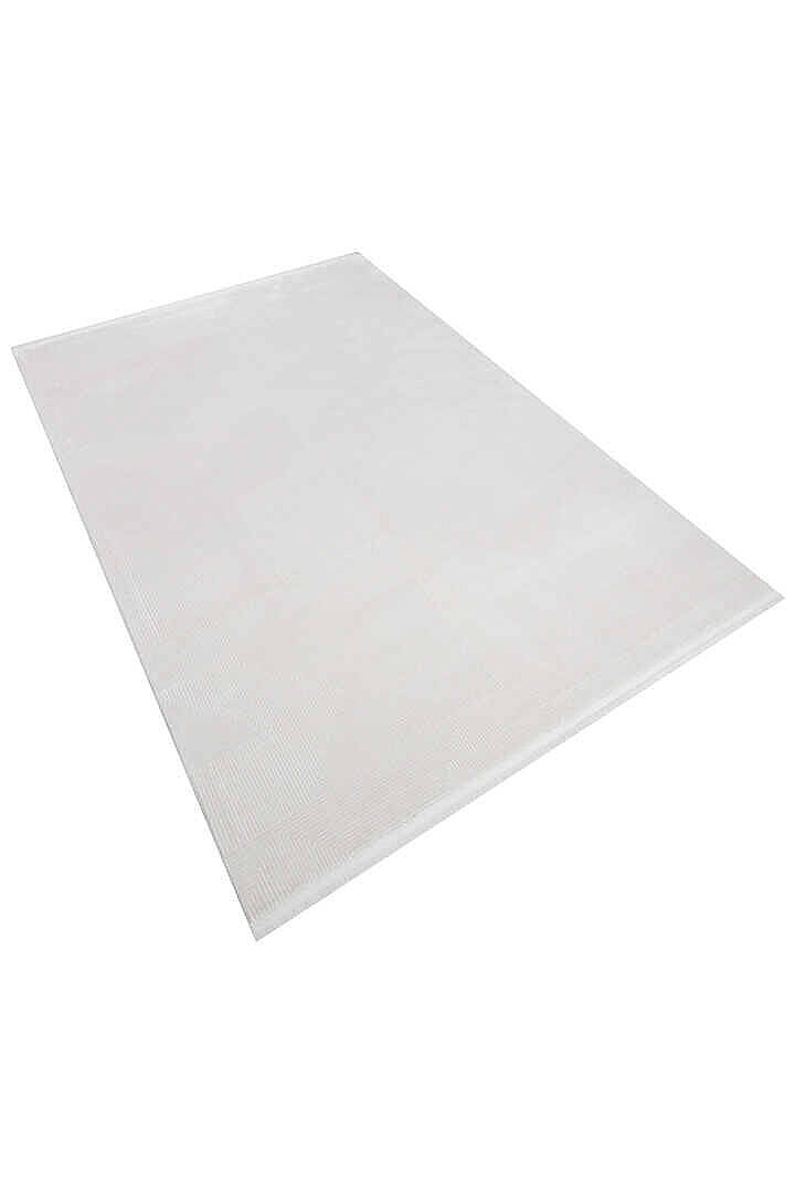 Geometrik Abstract Desenli Prato İpeksi Lüks Viskon Halı Pr03 Gri - 3