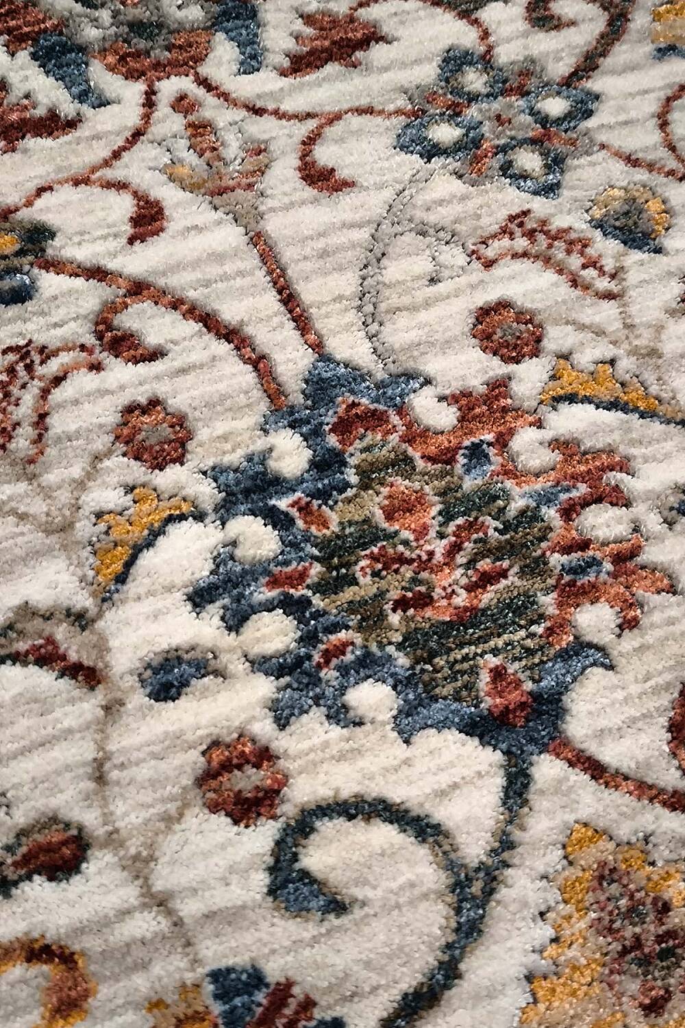 Sultani Şal Vintage Desenli Lüks Klasik Dekoratif Halı - 4