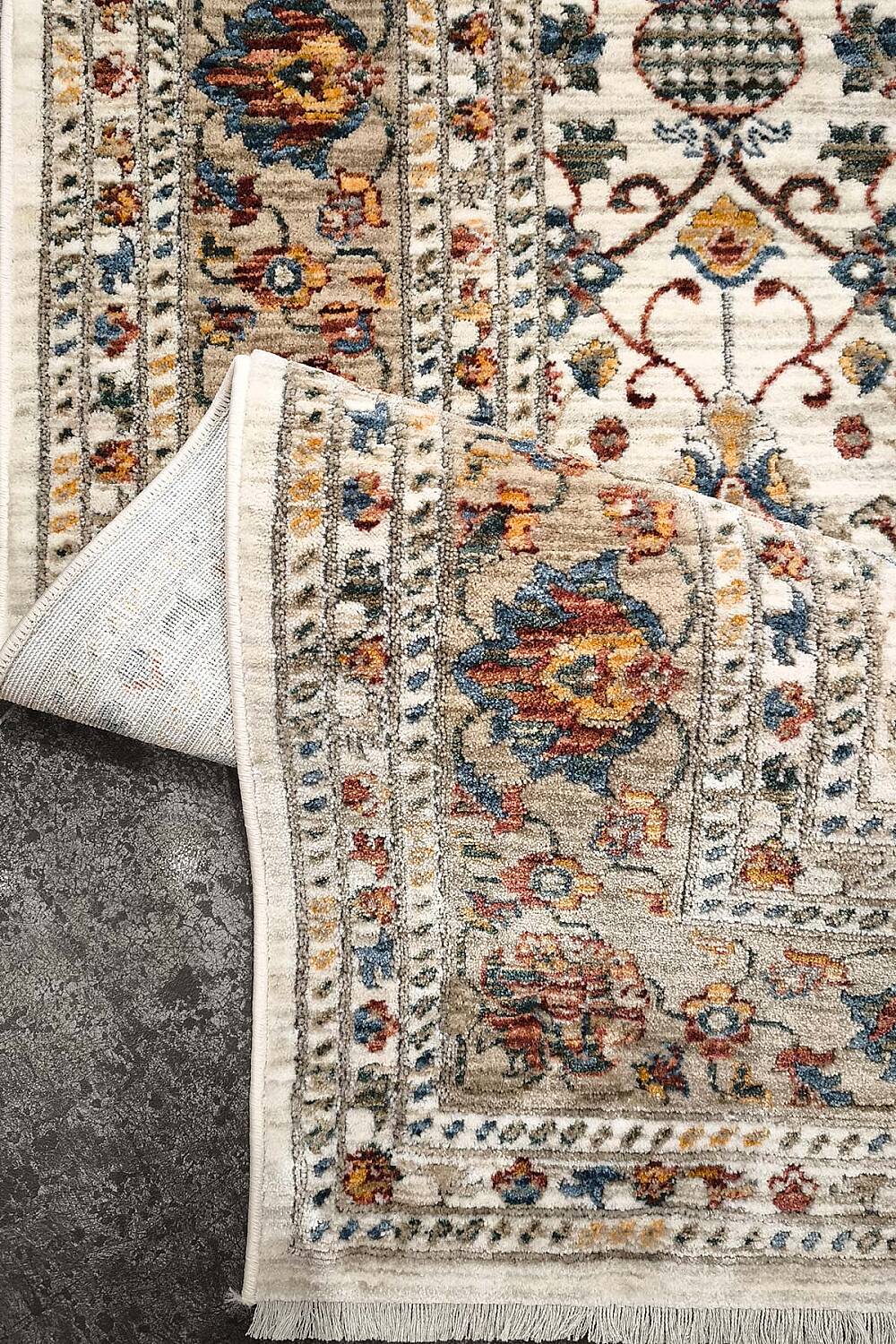 Sultani Şal Vintage Desenli Lüks Klasik Dekoratif Halı - 3