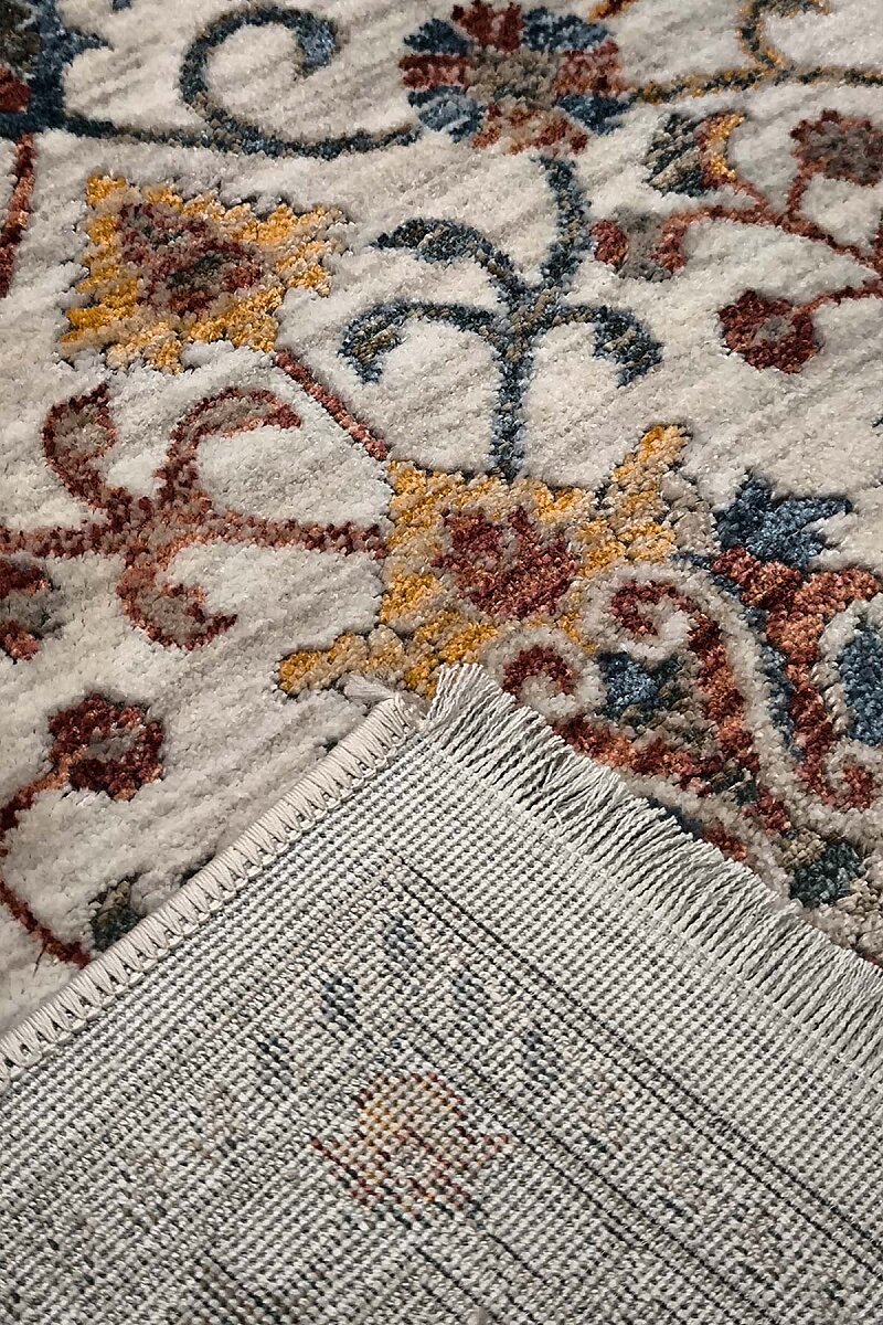 Sultani Şal Vintage Desenli Lüks Klasik Dekoratif Halı - 6
