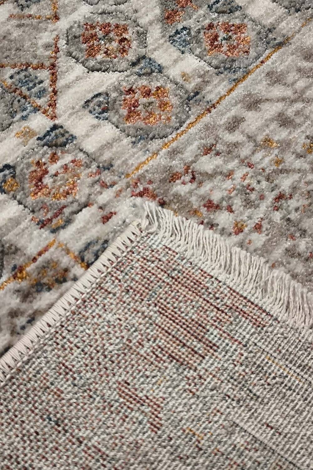 Sultani Şal Vintage Eskitme Görünümlü Oturma Odası Halısı - 7