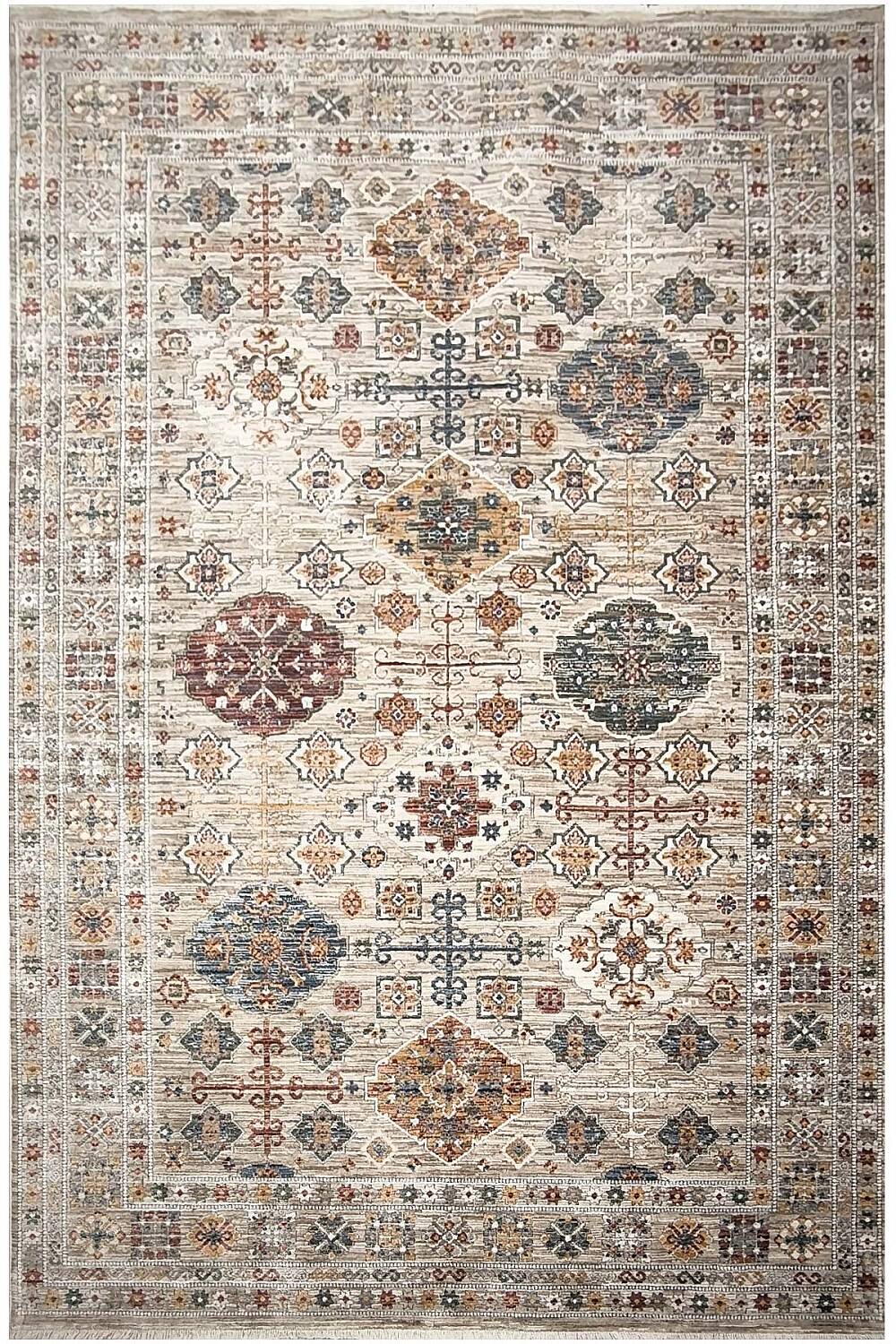 Sultani Şal Vintage Etnik Desenli Otantik Salon Halısı - 2