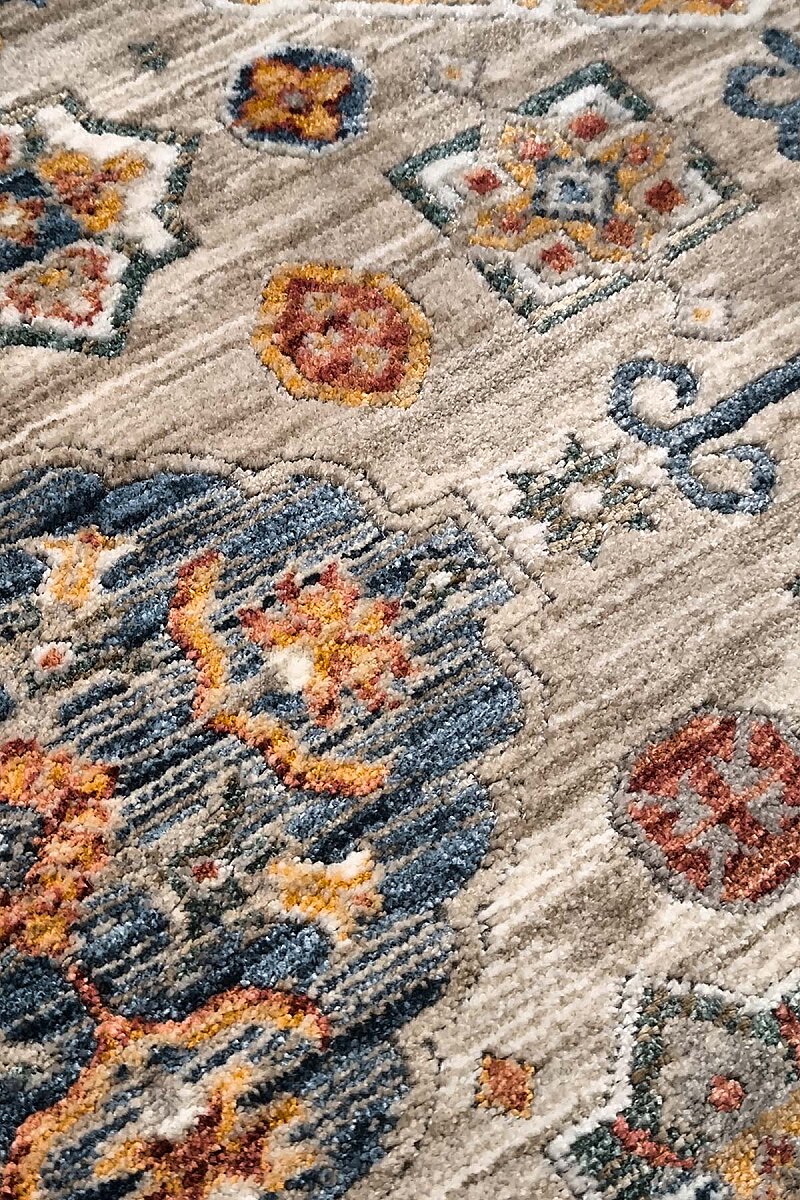 Sultani Şal Vintage Etnik Desenli Otantik Salon Halısı - 5