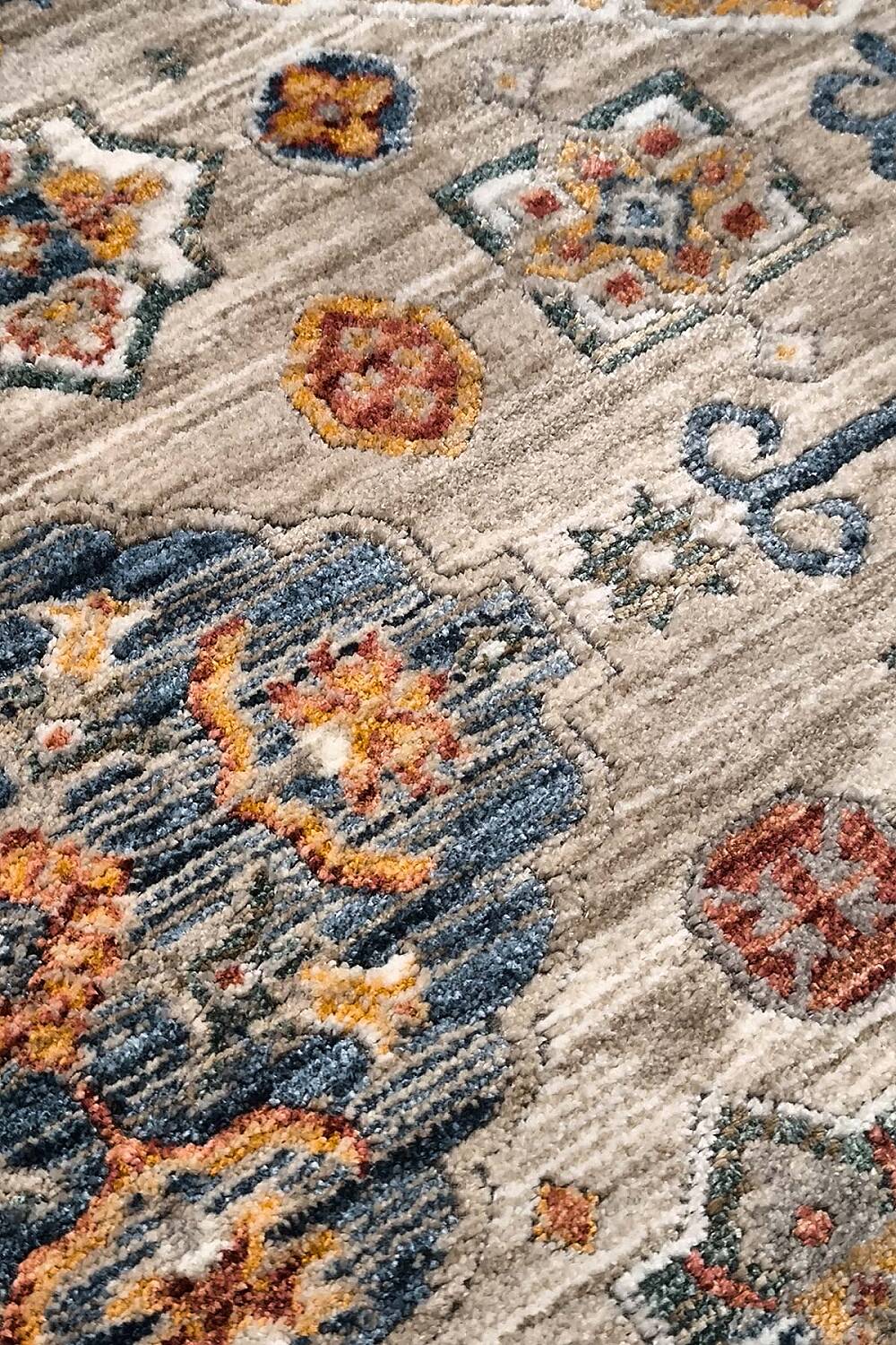 Sultani Şal Vintage Etnik Desenli Otantik Salon Halısı - 5