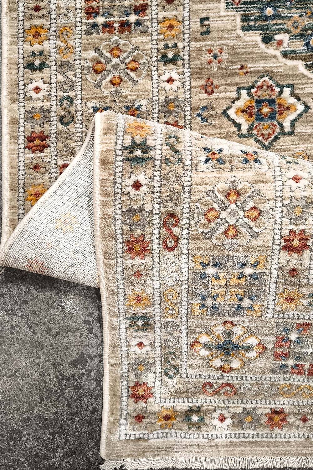 Sultani Şal Vintage Etnik Desenli Otantik Salon Halısı - 3
