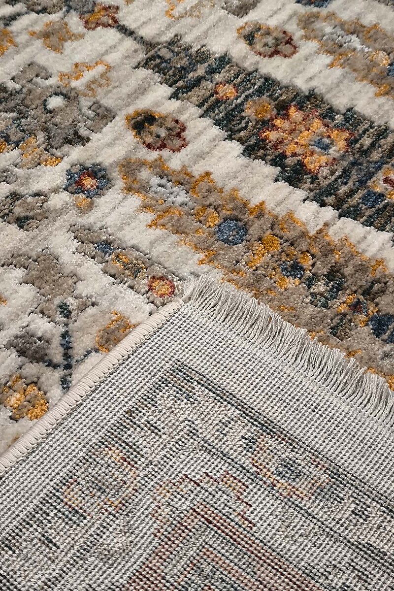 Vintage Sultani Şal Klasik Osmanlı Motifli Dekoratif Salon Halısı - 7