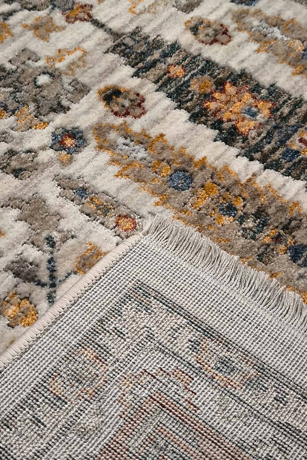 Vintage Sultani Şal Klasik Osmanlı Motifli Dekoratif Salon Halısı - 7