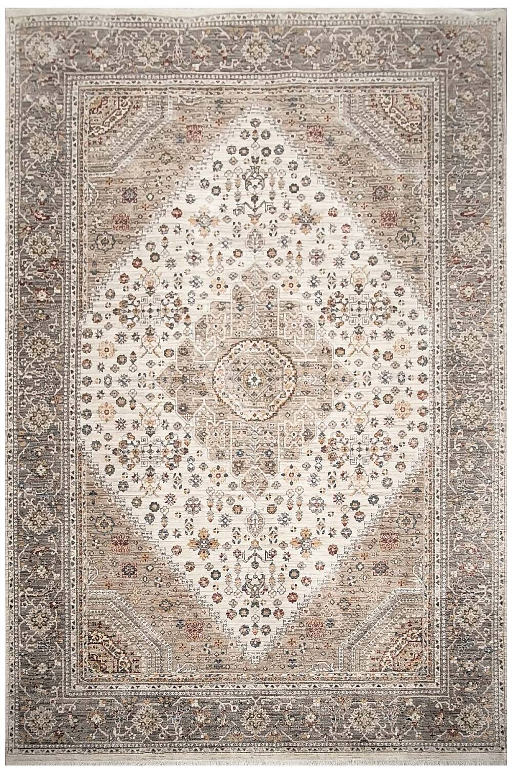 Vintage Sultani Şal Madalyonlu Klasik Çiçekli Salon Halısı - 2