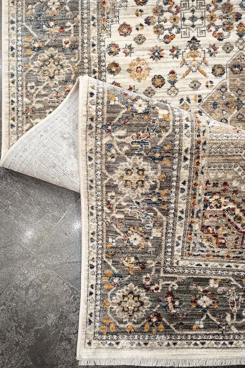 Vintage Sultani Şal Madalyonlu Klasik Çiçekli Salon Halısı - 3