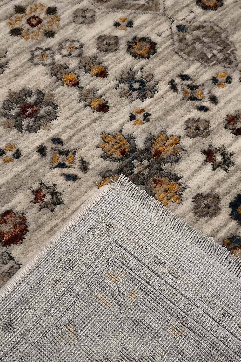 Vintage Sultani Şal Madalyonlu Klasik Çiçekli Salon Halısı - 6